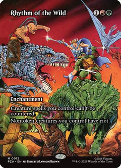 Rhythm of the Wild (Borderless) (12) [Teenage Mutant Ninja Turtles Eternal-Legal] foil - Deck Out Gaming