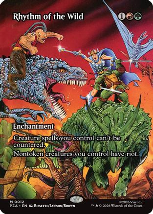 Rhythm of the Wild (Borderless) (12) [Teenage Mutant Ninja Turtles Eternal-Legal] foil - Deck Out Gaming