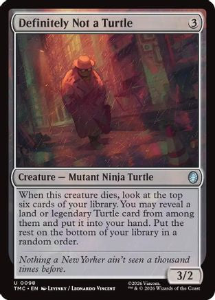 Definitely Not a Turtle (98) [Commander: Teenage Mutant Ninja Turtles] - Deck Out Gaming