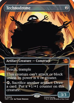Technodrome (Borderless) (222) [Teenage Mutant Ninja Turtles] foil - Deck Out Gaming