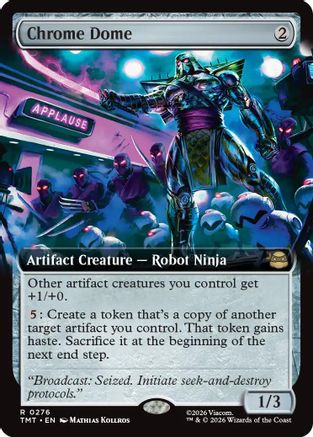 Chrome Dome (Extended Art) (276) [Teenage Mutant Ninja Turtles] - Deck Out Gaming