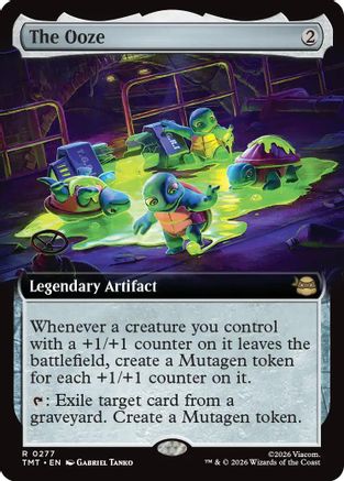 The Ooze (Extended Art) (277) [Teenage Mutant Ninja Turtles] foil - Deck Out Gaming
