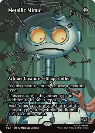 Metallic Mimic (Borderless) (16) [Teenage Mutant Ninja Turtles Eternal-Legal] foil - Deck Out Gaming