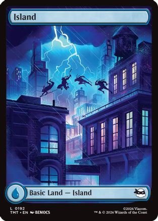 Island (0192) (192) [Teenage Mutant Ninja Turtles] foil - Deck Out Gaming