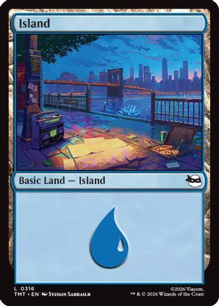 Island (0316) (316) [Teenage Mutant Ninja Turtles] foil - Deck Out Gaming