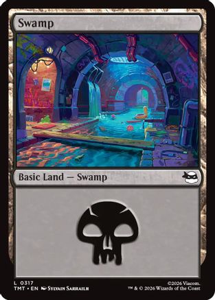 Swamp (0317) (317) [Teenage Mutant Ninja Turtles] foil - Deck Out Gaming