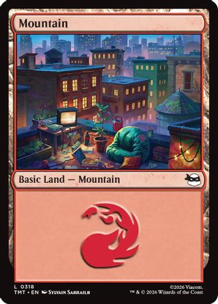 Mountain (0318) (318) [Teenage Mutant Ninja Turtles] - Deck Out Gaming