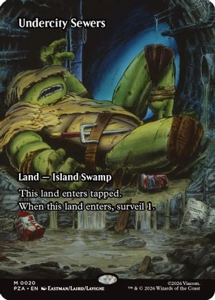 Undercity Sewers (Borderless) (20) [Teenage Mutant Ninja Turtles Eternal-Legal] - Deck Out Gaming