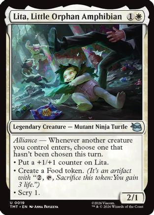 Lita, Little Orphan Amphibian (19) [Teenage Mutant Ninja Turtles] - Deck Out Gaming
