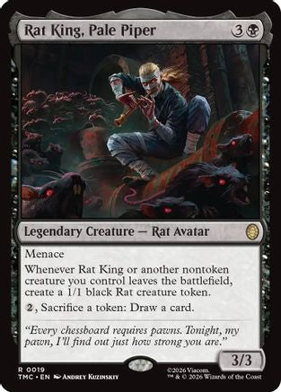 Rat King, Pale Piper (19) [Commander: Teenage Mutant Ninja Turtles] - Deck Out Gaming