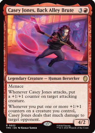 Casey Jones, Back Alley Brute (22) [Commander: Teenage Mutant Ninja Turtles] - Deck Out Gaming