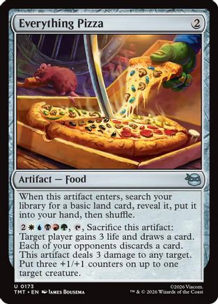 Everything Pizza (173) [Teenage Mutant Ninja Turtles] foil - Deck Out Gaming