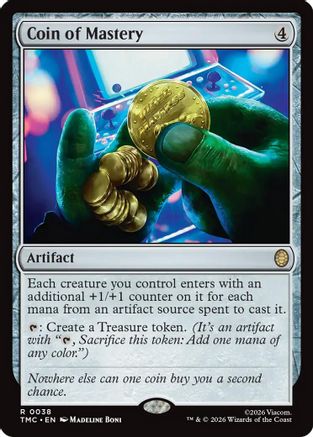 Coin of Mastery (38) [Commander: Teenage Mutant Ninja Turtles] - Deck Out Gaming