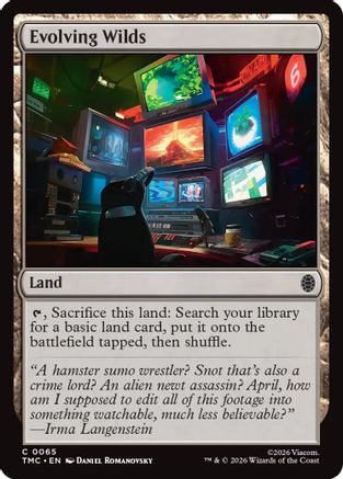 Evolving Wilds (65) [Commander: Teenage Mutant Ninja Turtles] - Deck Out Gaming