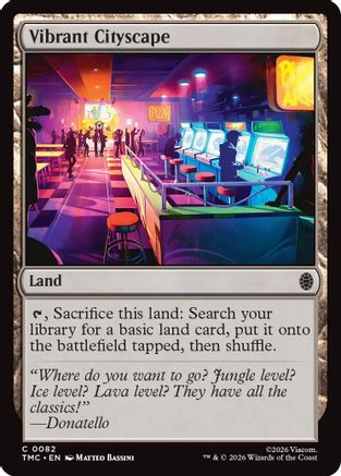 Vibrant Cityscape (82) [Commander: Teenage Mutant Ninja Turtles] - Deck Out Gaming