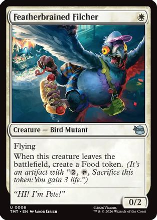 Featherbrained Filcher (6) [Teenage Mutant Ninja Turtles] - Deck Out Gaming