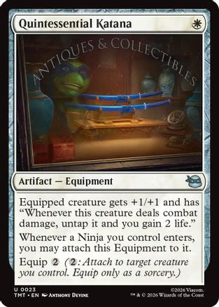 Quintessential Katana (23) [Teenage Mutant Ninja Turtles] foil - Deck Out Gaming