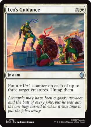 Leo's Guidance (102) [Commander: Teenage Mutant Ninja Turtles] - Deck Out Gaming