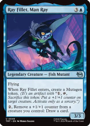 Ray Fillet, Man Ray (49) [Teenage Mutant Ninja Turtles] foil - Deck Out Gaming