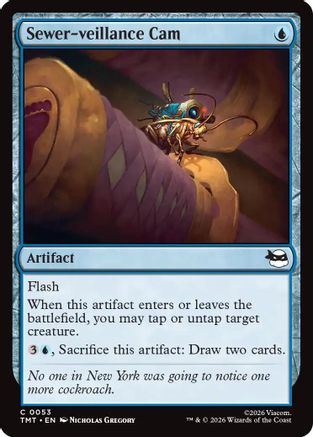 Sewer-veillance Cam (53) [Teenage Mutant Ninja Turtles] foil - Deck Out Gaming