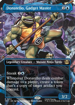 Donatello, Gadget Master (Borderless) (212) [Teenage Mutant Ninja Turtles] foil - Deck Out Gaming
