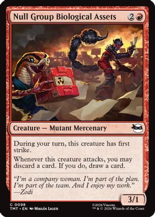 Null Group Biological Assets (98) [Teenage Mutant Ninja Turtles] - Deck Out Gaming