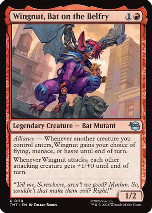 Wingnut, Bat on the Belfry (110) [Teenage Mutant Ninja Turtles] - Deck Out Gaming