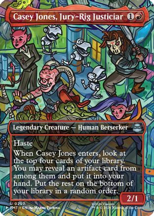 Casey Jones, Jury-Rig Justiciar (Borderless) (207) [Teenage Mutant Ninja Turtles] - Deck Out Gaming