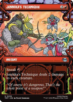 Jennika's Technique (Showcase) (236) [Teenage Mutant Ninja Turtles] foil - Deck Out Gaming