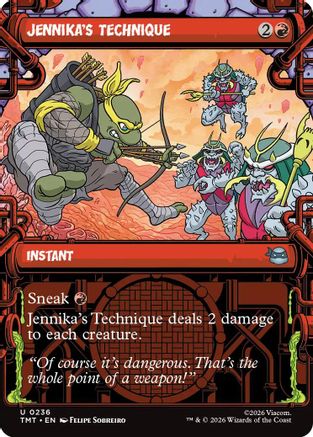 Jennika's Technique (Showcase) (236) [Teenage Mutant Ninja Turtles] foil - Deck Out Gaming