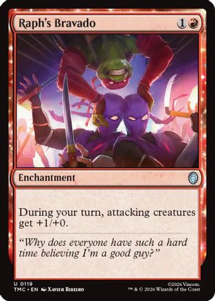 Raph's Bravado (119) [Commander: Teenage Mutant Ninja Turtles] - Deck Out Gaming