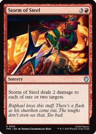 Storm of Steel (120) [Commander: Teenage Mutant Ninja Turtles] - Deck Out Gaming
