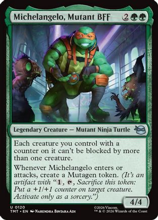 Michelangelo, Mutant BFF (120) [Teenage Mutant Ninja Turtles] foil - Deck Out Gaming