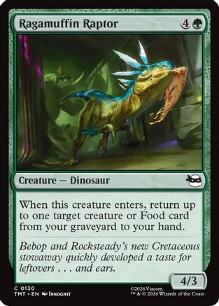 Ragamuffin Raptor (130) [Teenage Mutant Ninja Turtles] foil - Deck Out Gaming