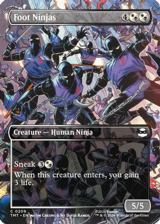 Foot Ninjas (Borderless) (209) [Teenage Mutant Ninja Turtles] - Deck Out Gaming