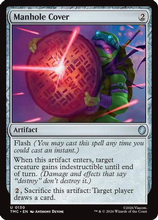 Manhole Cover (130) [Commander: Teenage Mutant Ninja Turtles] - Deck Out Gaming
