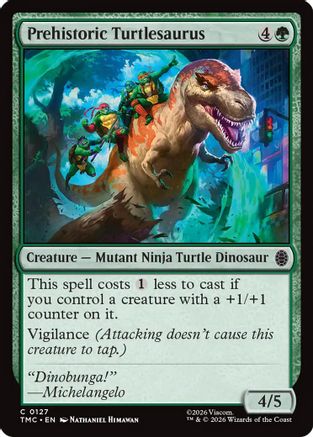 Prehistoric Turtlesaurus (127) [Commander: Teenage Mutant Ninja Turtles] - Deck Out Gaming