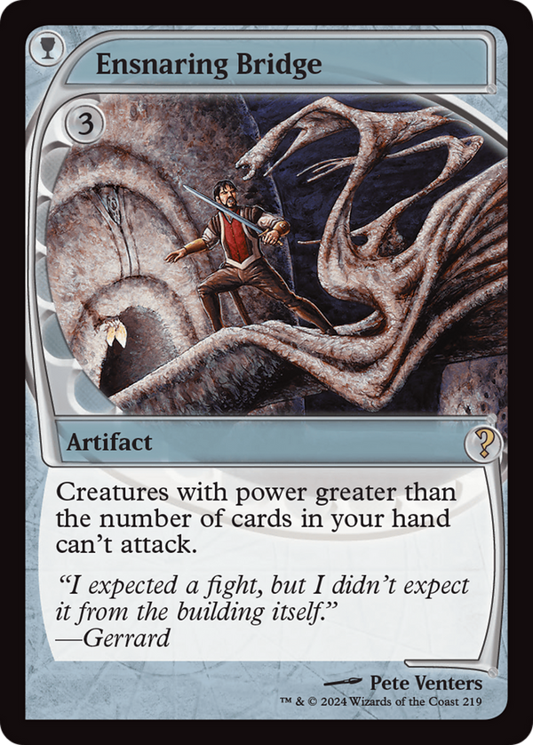 Ensnaring Bridge (Future Sight) (219) [Mystery Booster 2] - Deck Out Gaming