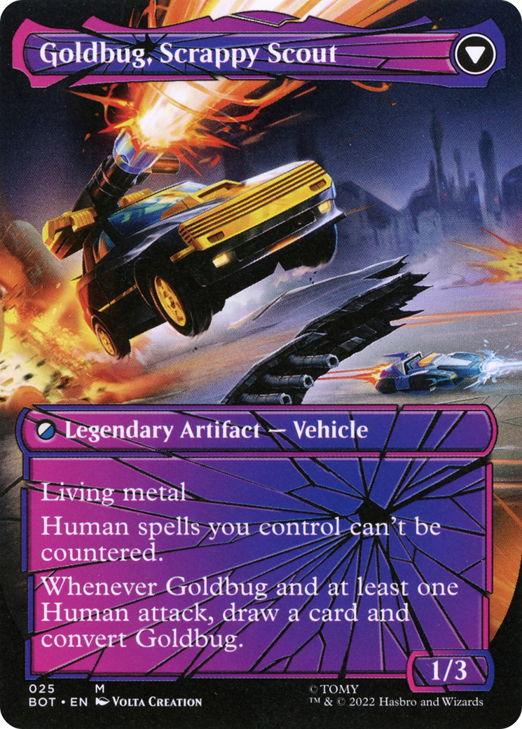 Goldbug, Humanity's Ally (Shattered Glass) (25) [Transformers] foil - Deck Out Gaming