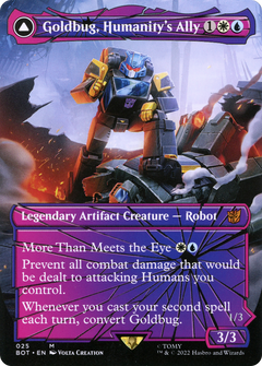 Goldbug, Humanity's Ally (Shattered Glass) (25) [Transformers] - Deck Out Gaming