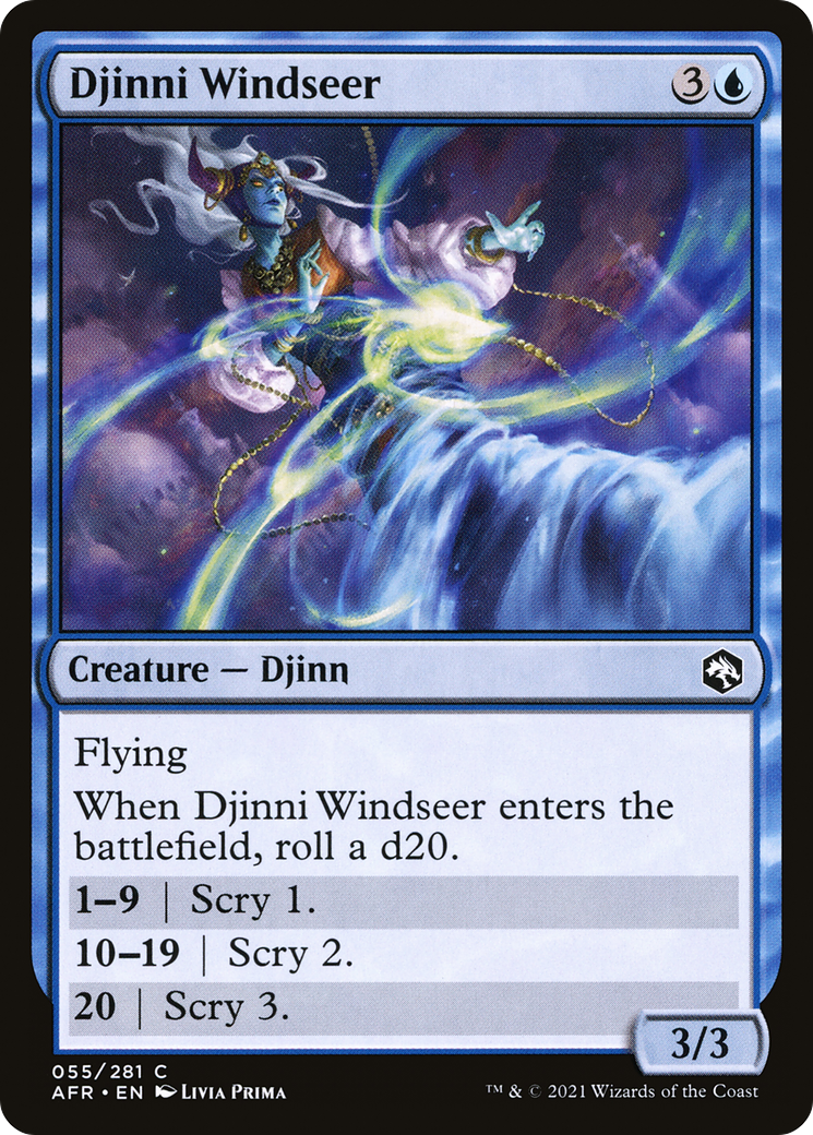 Djinni Windseer (55) [Adventures in the Forgotten Realms] - Deck Out Gaming