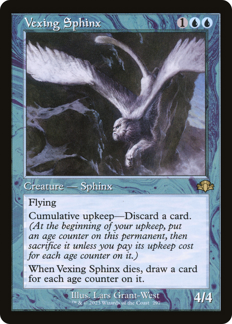 Vexing Sphinx (Retro Frame) (297) [Dominaria Remastered] foil - Deck Out Gaming