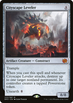 Cityscape Leveler (233) [The Brothers' War] foil - Deck Out Gaming