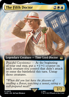 The Fifth Doctor (Extended Art) (413) [Doctor Who] foil - Deck Out Gaming