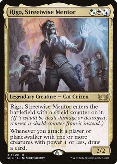 Rigo, Streetwise Mentor (215) [Streets of New Capenna] foil - Deck Out Gaming