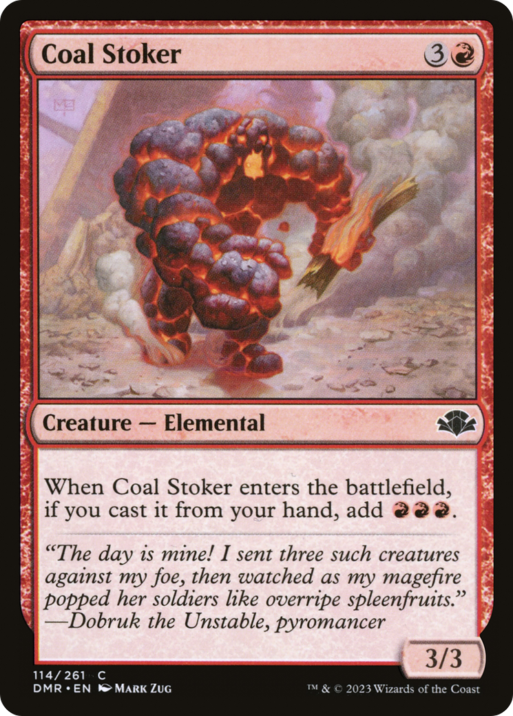 Coal Stoker (114) [Dominaria Remastered] foil - Deck Out Gaming