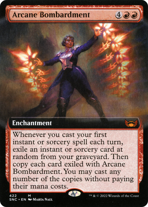 Arcane Bombardment (Extended Art) (422) [Streets of New Capenna] - Deck Out Gaming