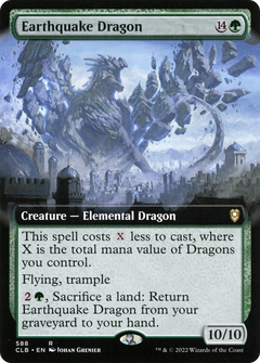 Earthquake Dragon (Extended Art) (588) [Commander Legends: Battle for Baldur's Gate] foil - Deck Out Gaming