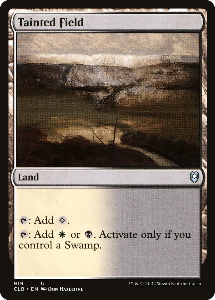 Tainted Field (919) [Commander Legends: Battle for Baldur's Gate] - Deck Out Gaming