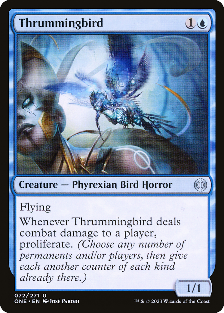 Thrummingbird (72) [Phyrexia: All Will Be One] foil - Deck Out Gaming